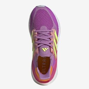 adidas Women’s Purple Neon-Accent Athletic Shoes